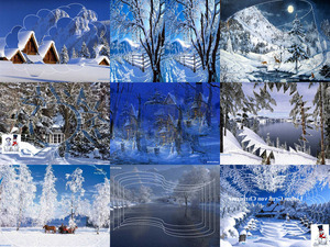 Winterbilder mit Musik