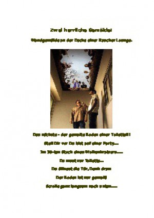 Decken- und Bodengemälde