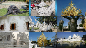 Wat Rong Khun Tempel in Thailand