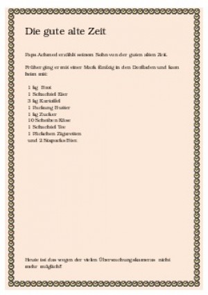 Gute alte Zeit