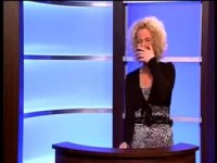 die Fernsehsprecherin übers Eierkratzen