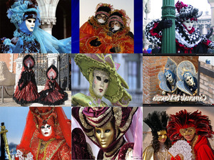 Karneval-Masken in Venedig