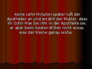 Max geht einkaufen