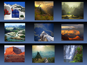 Bildermix verschiedener Landschaften