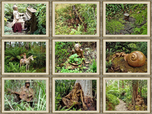Skulpturen im Wald