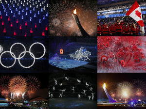 Sochi opening - super Aufnahmen