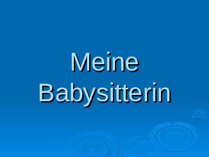 klicke hier, um die Datei herunterzuladen Erinnerungsfoto von meiner Babysitterin