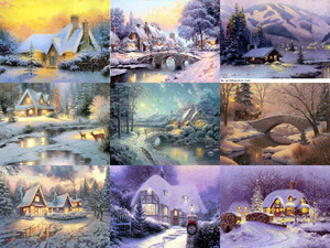 Winter- Thomas Kinkade