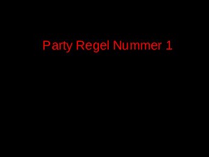 Antiquus 684 - Party Regel Nummer 1