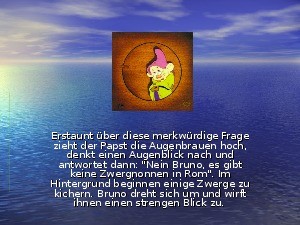 klicke hier, um die Datei herunterzuladen 7 Zwerge beim Papst