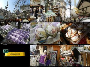 Easter market in Vienna