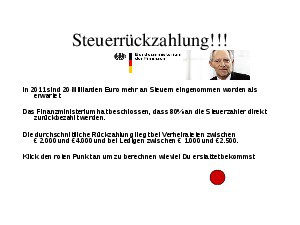 Steuererstattung 2011