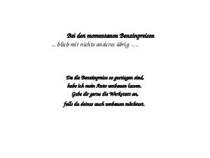 klicke hier, um die Datei herunterzuladen ich habe wegen den Bezinpreisen mein Auto umgebaut