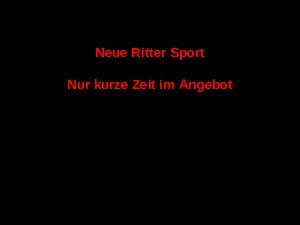 Antiquus 160 - neue Ritter Sport