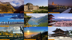 klicke hier, um die Datei herunterzuladen Bilder von Stätten, die den Titel Unesco-Welterbe tragen