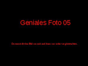 Geniales Foto
