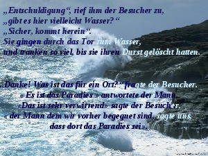 Paradies und Freundschaft