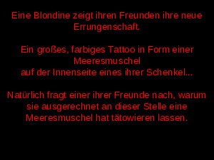 Antiquus 274 - Blondine mit farbigem Tattoo