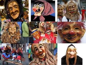 Fasnacht-Masken