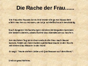 Rache der Frau