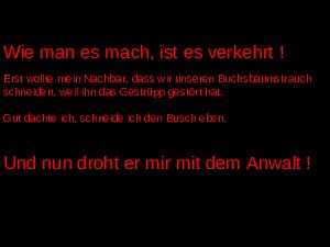 Antiquus 311- Wie man es macht ist es verkehrt