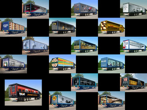 Werbung auf deutschen Trucks
