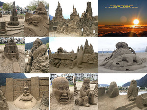 Sandskulpturen in Canada