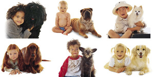 klicke hier, um die Datei herunterzuladen Kinder lieben Hunde