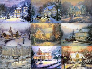 klicke hier, um die Datei herunterzuladen Winter- Thomas Kinkade