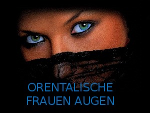 Orientalische Frauenaugen