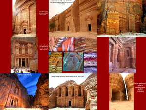 Die Stadt Petra in Jordanien