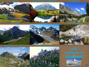 Die Schweizer Bergwelt 