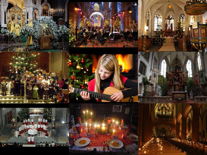 Heilige Nacht Feiern wir in der Kirche Erika