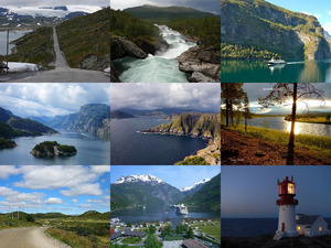 Bilder aus dem Sden von Norwegen