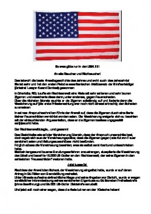 USA Zigarren Prozess