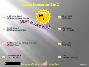 JukeBox Sommerhits Teil 2