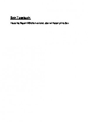 sein tagebuch