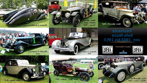 Traumauto-Rolls Royce von 1907 bis 1953