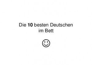 Die10bestenDeutschenimBett24