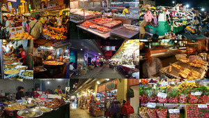 tailand bankok nacht markt.e.