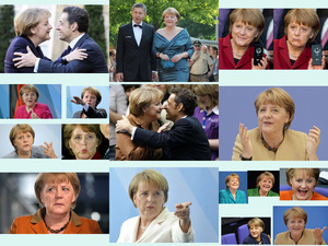 Angela Merkels Mimik