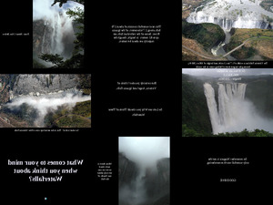 About Waterfalls