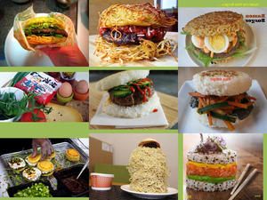 klicke hier, um die Datei herunterzuladen Nudel und Reis Burger