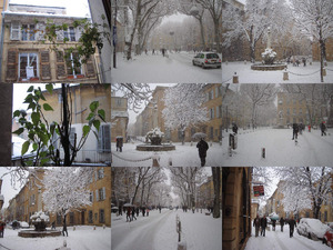 WINTER 2009 IN AIX EN PROVENCE-FRANCE