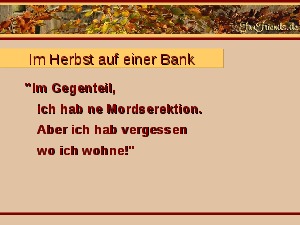 Opa im Herbst