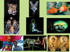 Body Painting Animals.E.