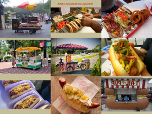 Hot Dogs und Bratwurst USA