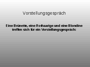 Vorstellungsgesprch