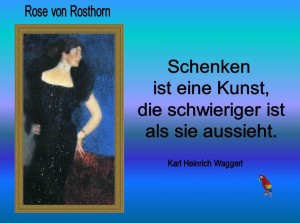Sprueche mit Gemaelde Gustav Klimt 1