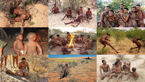 Afrika San Bushmen.Erika